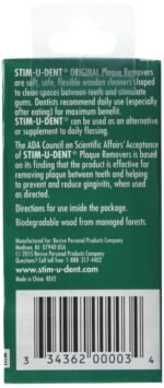 Stim-U-Dent Plaque Removers Mint 100 Each (Pack of 6) - Image 2