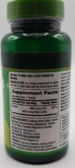 Finest Nutrition Folic Acid 400mcg 400 Tablets - Image 2