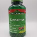 Finest Nutrition Cinnamon 1000mg, Capsules 350 Ea