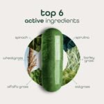 Organic Super Greens Fruit & Veggies Supplement, 3g Fiber, Spirulina, Chlorella, Prebiotics & Probiotics, Digestive Enzymes - Image 8