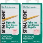 Stim-U-Dent Mint Plaque Removers, 8 Pack of 25 (Value Pack of 4)