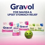 Gravol Kids Chewable Tablets for Nausea, Upset Stomach and Motion Sickness Relief, Dye Free, Cherry Flavor, Age 2 to 12, 18ct - Image 5