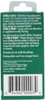 Stim-U-Dent Dental Picks, Mint, 100 Count (Pack of 6) - Image 2