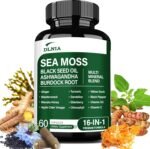 Black Seed Oil, Turmeric, Bladderwrack, Burdock, Elderberry, Manuka, Dandelion, Yellow Dock, Vitamin C & D3