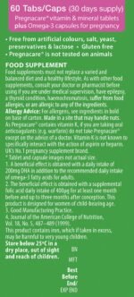 Vitabiotics Pregnacare Multivitamin Plus Omega-3 - 60 Tablets by Pregnacare - Image 3