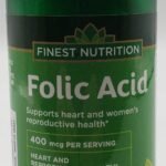 Finest Nutrition Folic Acid 400mcg 400 Tablets