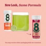 8Greens Supergreens Tablets |  Daily Greens Effervescent Tablets, Organic: Aloe Vera, Spirulina, Chlorella, Peach, 10 Servings - Image 5