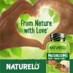 NATURELO Mushroom Supplement Brain & Immune Health Blend with Lion s Mane, Reishi - Image 6
