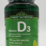 Finest Nutrition D3 400iu 125 Softgels