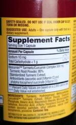 Finest Nutrition - Turmeric Curcumin - Antioxidant Support - 500 Mg - 120 Caplets - Image 2