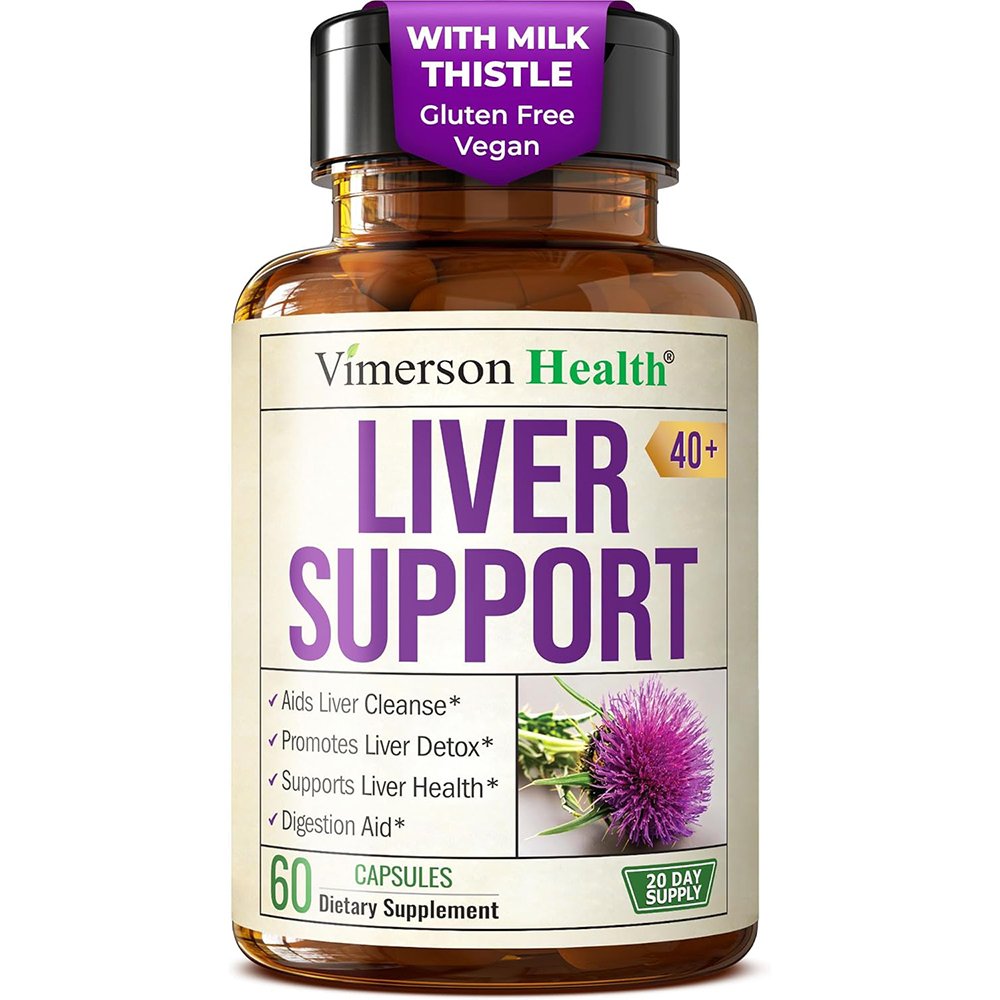 liver-support Vegan Liver Cleanse Detox & Repair – Dandelion Root Supplement with Milk Thistle - Image 1